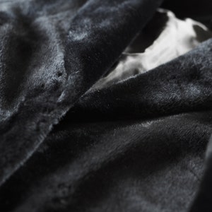 Vintage / faux mink fur / vegan fur jacket / faux fur coat / winter jacket / animal friendly / size large / extra large / onesize
