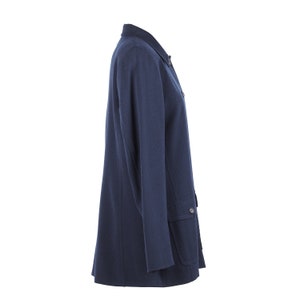 Vintage Polarn O. Pyret navy blue wool blend blazer / jacket / EU size 38 image 2
