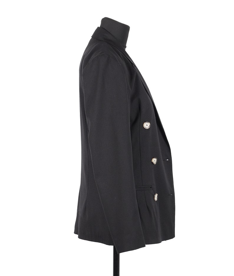 vintage / blazer oversize croisé avec boutons décoratifs / blazer boyfriend / blazer minimaliste / veste / taille européenne 34 image 3