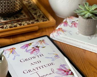 Digital Growth and Gratitude Journal, Baha'i Journal, GoodNotes Journal, Daily Inspirational Gratitude Practice, 5 Minute Reflection Journal
