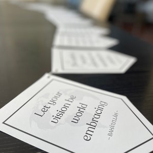 Printable Baha'i Quotations Banner, Baha'i Decoration, Bahai Bulletin ...