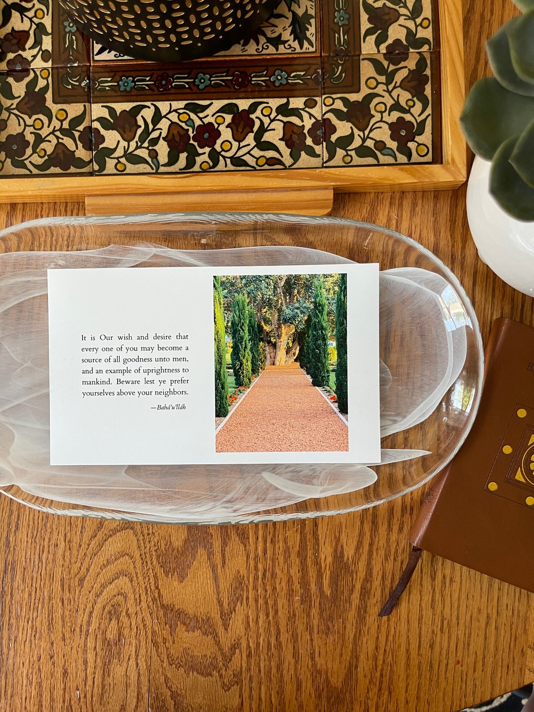 Baha'i Quotation Cards for Devotional Program Theme kindness, Digital ...