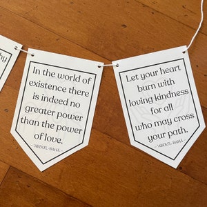 Printable Baha'i Quotations Banner, Baha'i Decoration, Bahai Bulletin ...