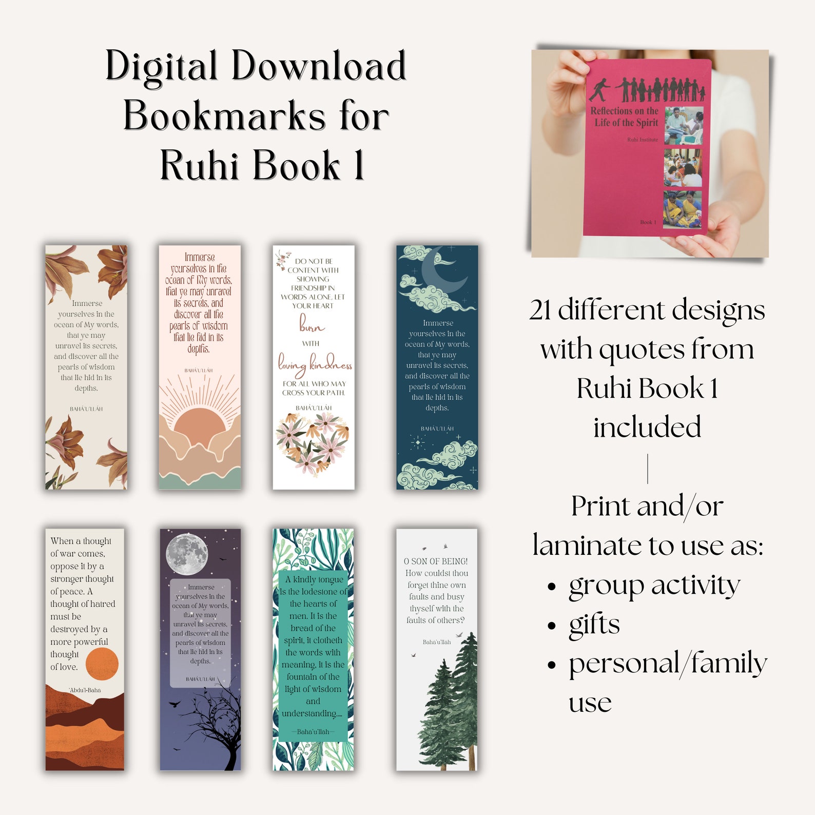 Baha i Quotation Bookmarks Ruhi Book 1 Quotes Ayyamiha Gift Study baha-i-quotation-bookmarks-ruhi-book-1-quotes-ayyamiha-gift-study