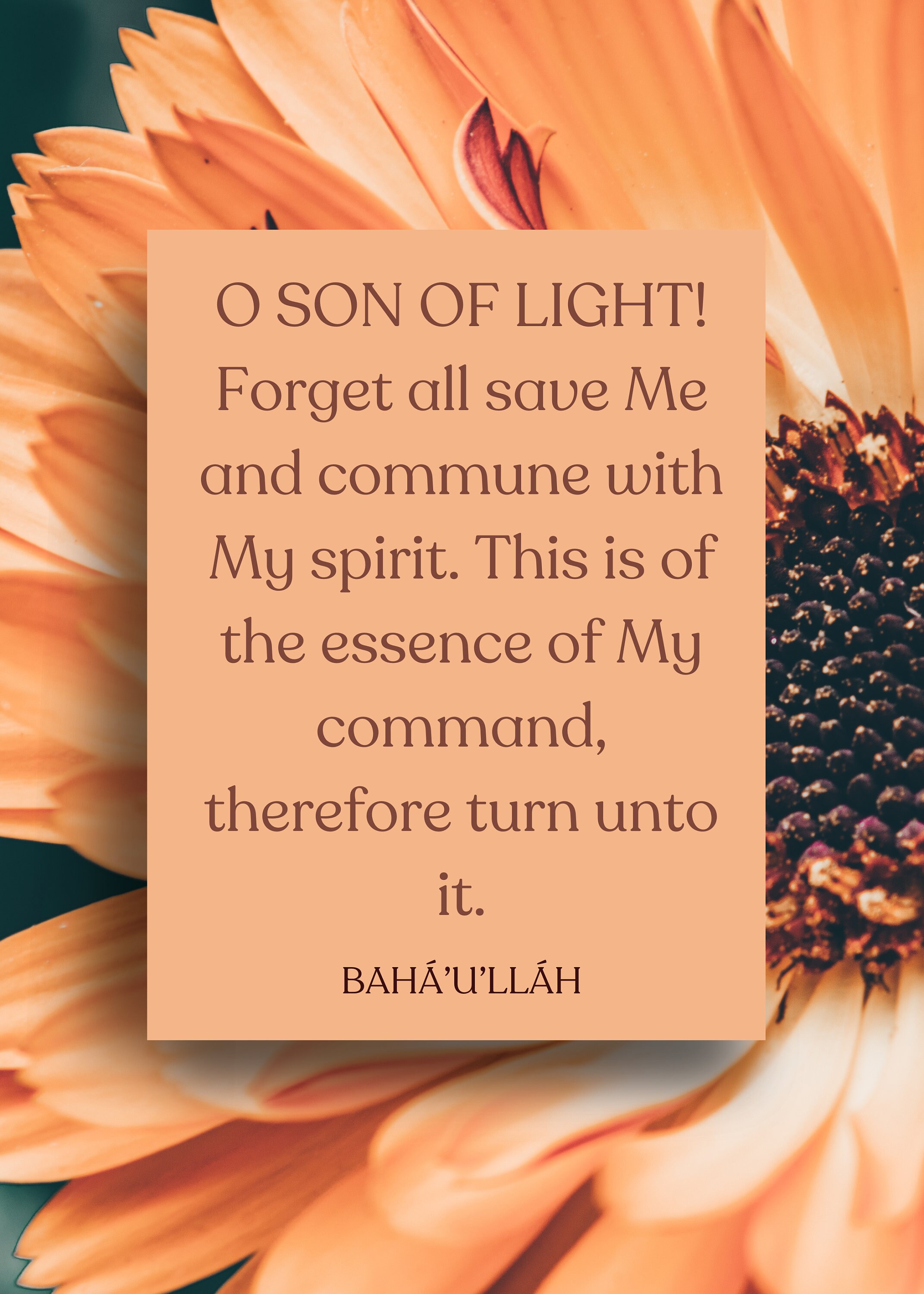 Printable Baha'i Quotation Art Print, Baha'i Hidden Words, Devotional ...