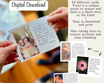 Baha'i Teaching Cards, Prayer Cards, Baha'i Quotation Cards, Community Building, Home Visits, Baha'i Gifts, Pocket Sized Cards
