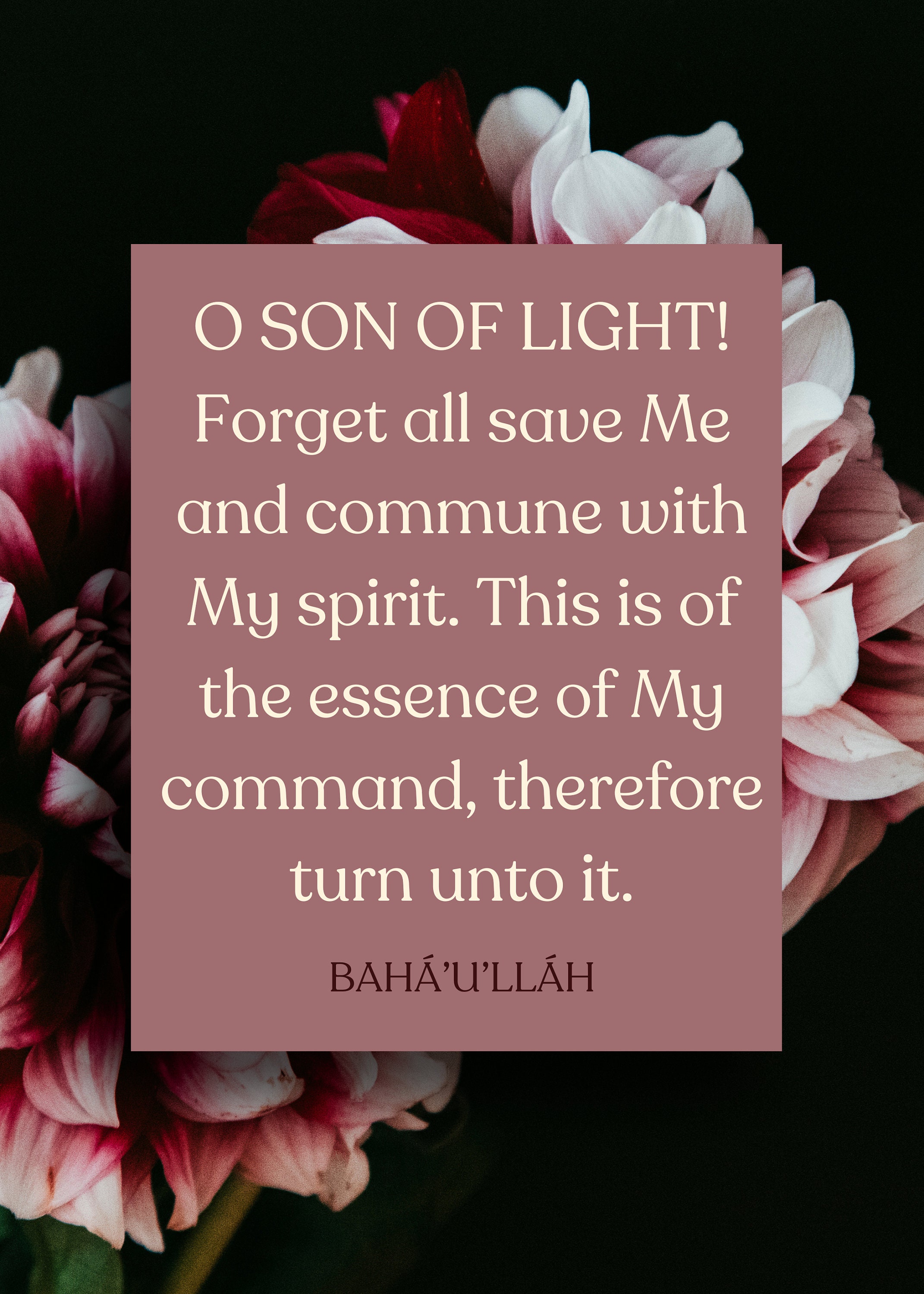 Printable Baha'i Quotation Art Print, Baha'i Hidden Words, Devotional ...