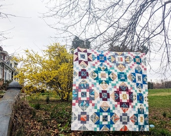 Opstapje modern quiltpatroon