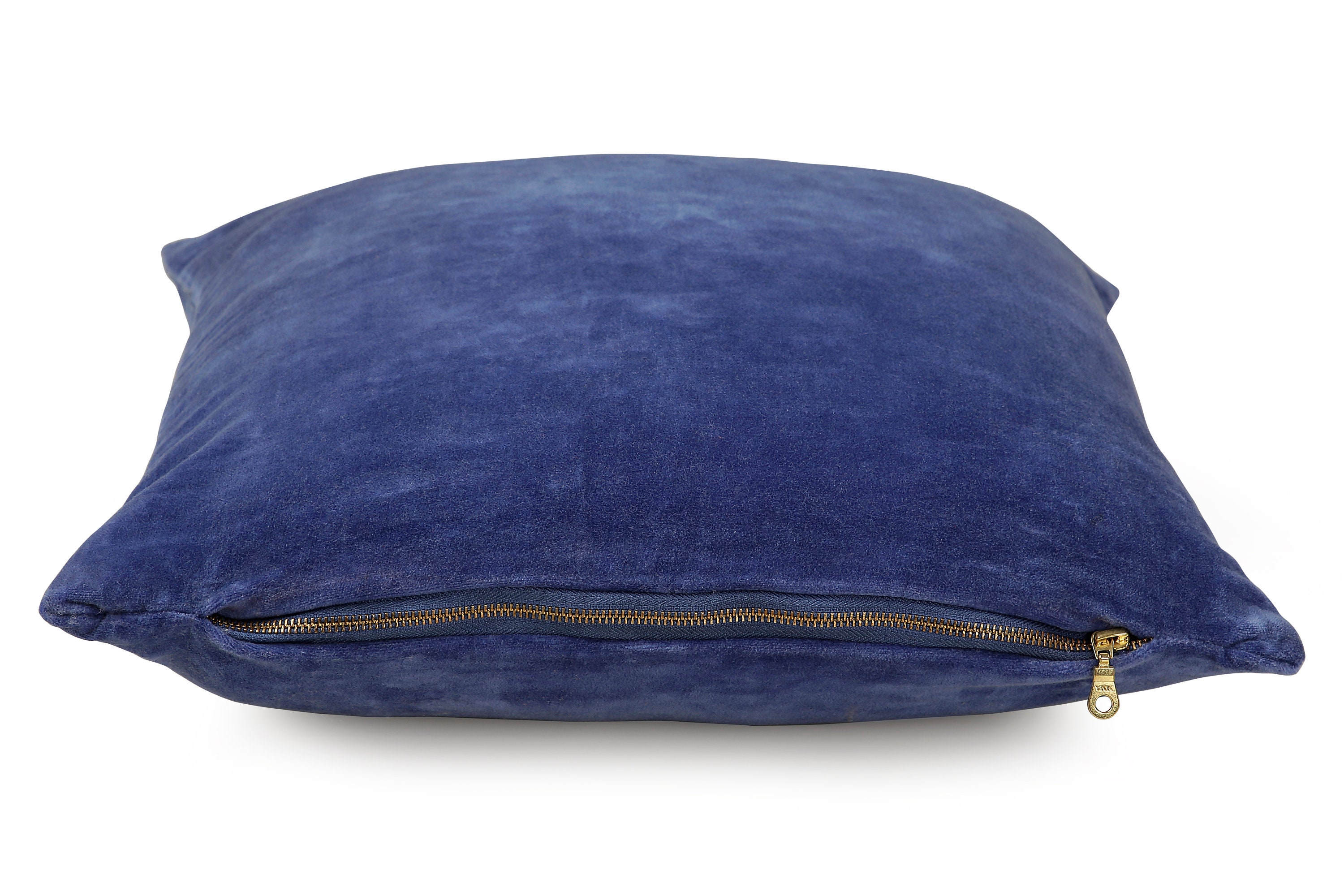 Indigo Velvet Pillow Throw Pillow Indigo Pillows Velvet Etsy