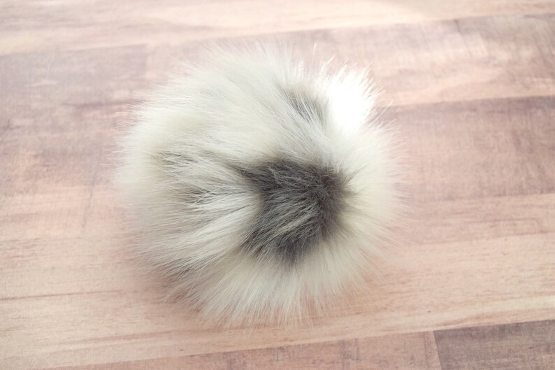 Crochet Accesory Faux Fur Pom Pom Hat Pom Pom Knitting Accesory Handmade hat accessory Toque Pom Pom Cruelty Free Pom Pom