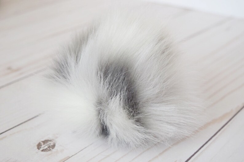 Crochet Accesory Faux Fur Pom Pom Hat Pom Pom Knitting Accesory Handmade hat accessory Toque Pom Pom Cruelty Free Pom Pom