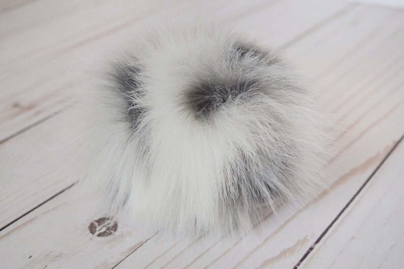 Crochet Accesory Faux Fur Pom Pom Hat Pom Pom Knitting Accesory Handmade hat accessory Toque Pom Pom Cruelty Free Pom Pom