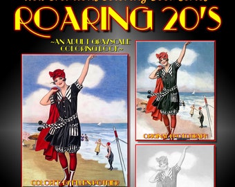 New Creations Coloring Book Series: ROARING 20'S