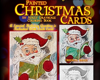 New Creations Coloring Books: PAINTED CHRISTMAS CARDS