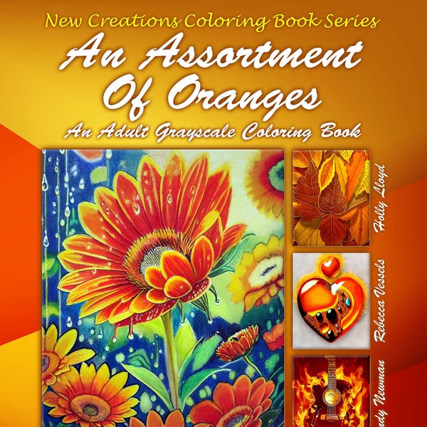 New Creations Coloring Books:  AN ASSORTMENT of ORANGES