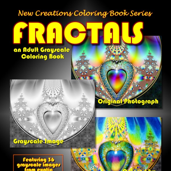 New Creations Coloring Book Series: FRACTALS