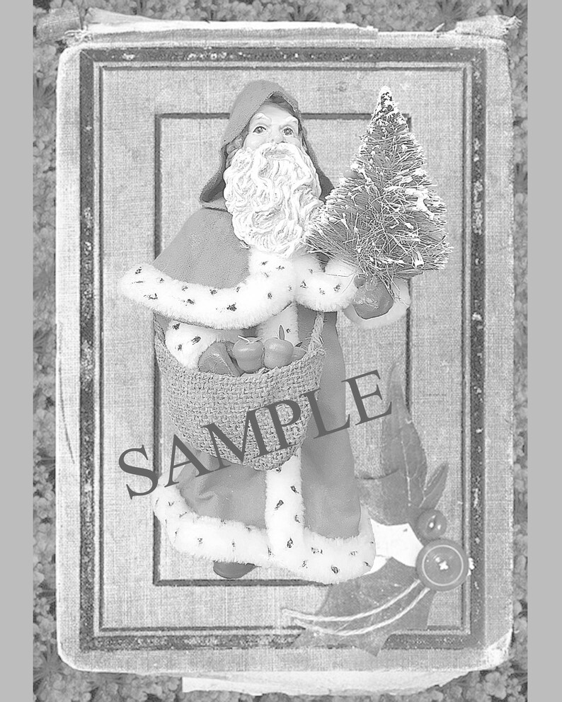 New Creations Coloring Book Series: SANTA image 7