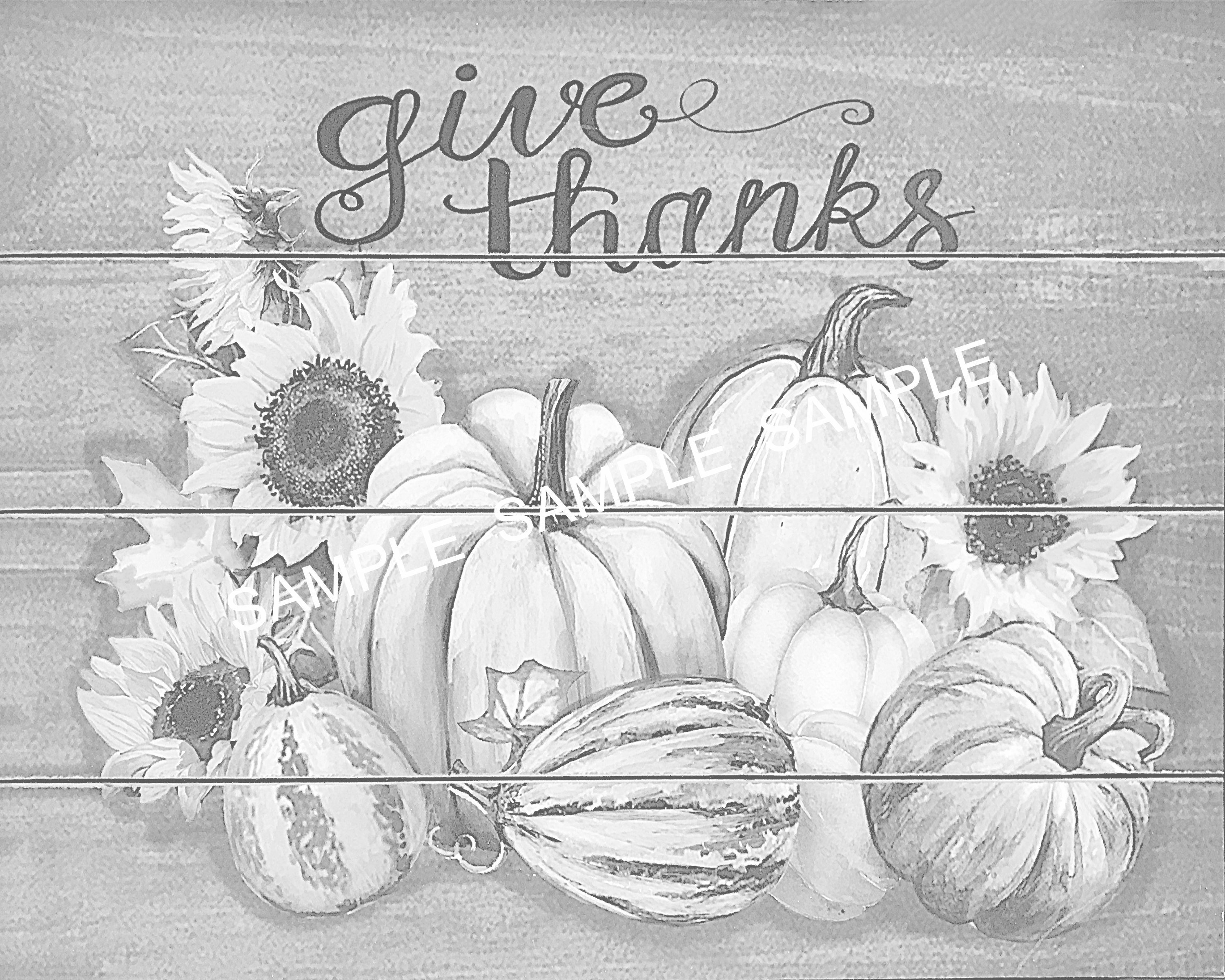 New Creations Coloring Book Series: THANKSGIVING - Etsy