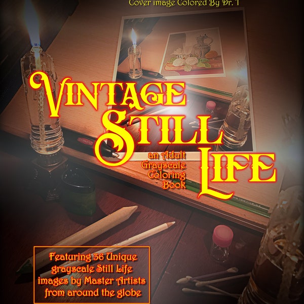 New Creations Coloring Book Series: VINTAGE STILL LIFE