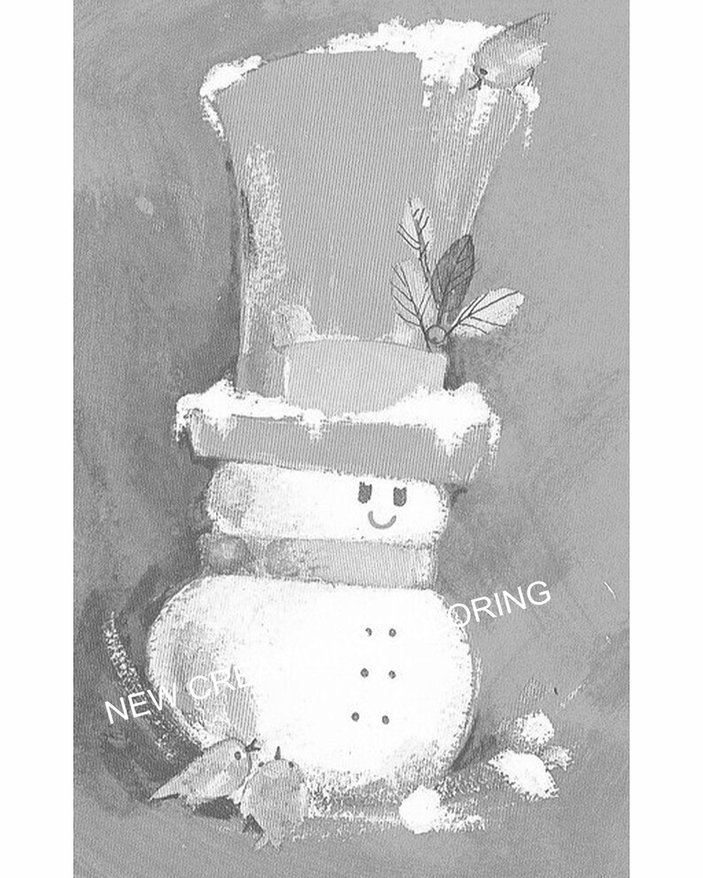 New Creations Coloring Books: VINTAGE SNOWMEN image 4