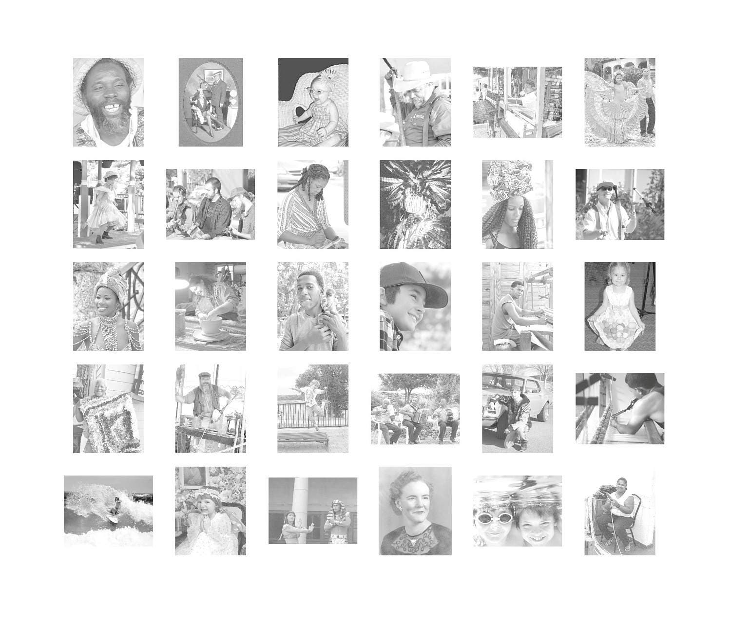 New Creations Coloring Book Series: PEOPLE - Etsy