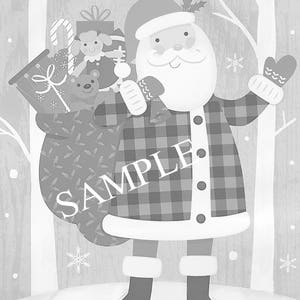 New Creations Coloring Book Series: SANTA image 5