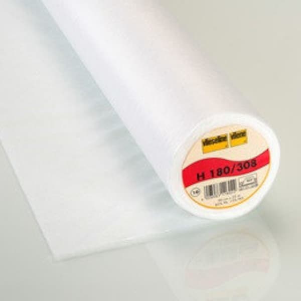 Interlining Non-woven Light Weight Easy Fuse Fusible - 90cm x 1 metre - White For Bags/Clothes Iron-on 36" Wide by Vilene Vlieseline H180-10