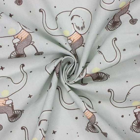 Pingianer Tela De Algodón Para Niños, 100 % Algodón, Venta Por Metros, Tela Para Artesanías Y Costura, Diseño De Hojas De Hada, Color Blanco, 100 X 160 Cm
