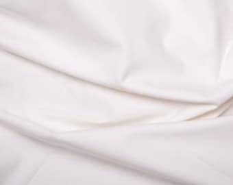 Ausgezeichnete Qualität Uni-Ivory Off-White 100% Baumwolle Popeline Stoff 121gsm Nähen Quilten Handwerk Wohnkultur