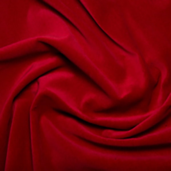 Cotton Velvet 100% Cotton Fabric Plain Solid Colours - HALF A METRE - Upholstery Cushions Curtains Costumes Clothes Jackets Dresses Sewing