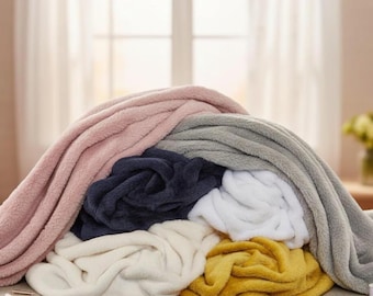 Super Superweicher, kuschelig warmer, seidiger Luxuriöser Fleece-Stoff - Ein halber Meter - Quilts, Haustierbetten, Decken, Kleidung, waschbar, schnell trocknender Stoff