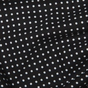Excellent Quality Black 3mm Spotty Polka Dot 100% Cotton Poplin Fabric 130gsm Sewing Quilting Craft Home Decor
