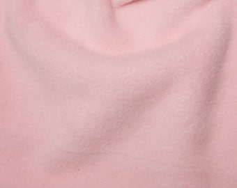Superzachte polar fleece antipilling dikke wasbare stof voor babyquilts, huisdierdeken - lichtroze