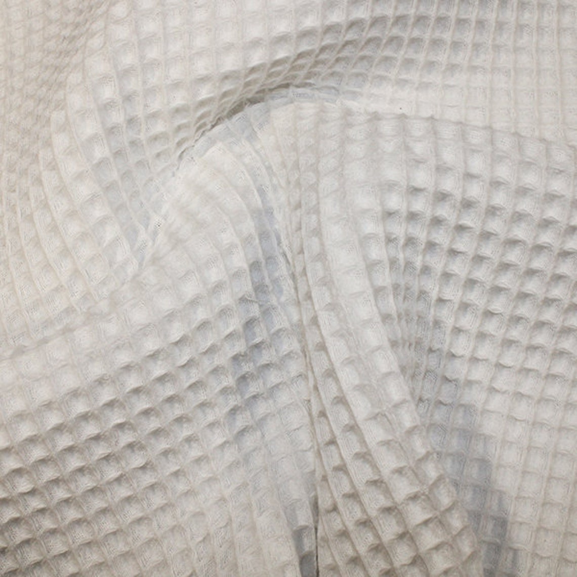 Cotton Waffle Weave Fabric Per HALF A METRE 100% Cotton Fabric | Etsy
