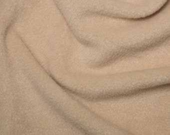 Superzachte polar fleece antipilling dikke wasbare stof voor babyquilts, huisdierdeken - beige