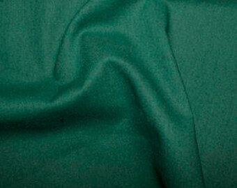 Rose & Hubble 100% True Craft Cotton - Solid Fir Green - by Metre