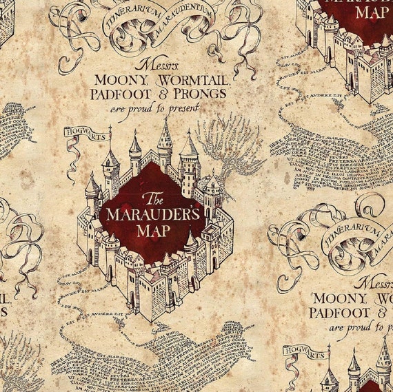 Licenza Harry Potter 42cm Resto Pezzi Mappa del Malandrino 100