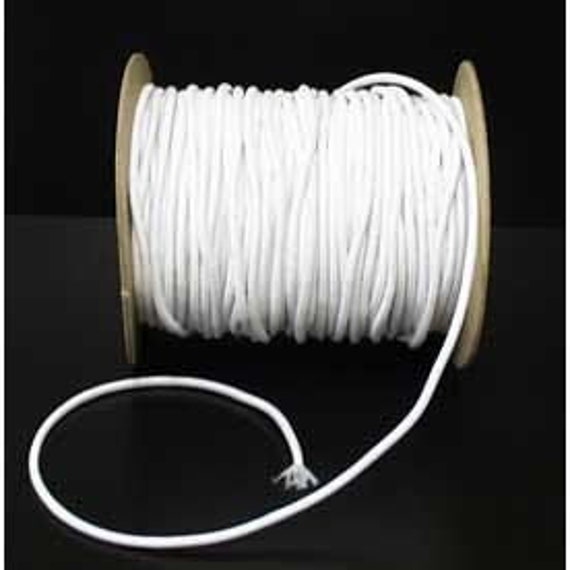 Elastic White 3mm (5 metres) Elastic White 3mm (5 metres)