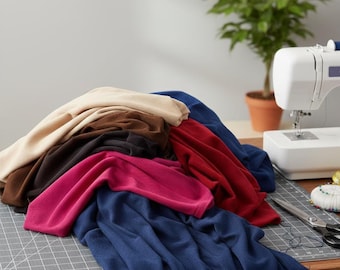 Corduroy Fabric 100% Cotton Fabric 56" Wide HALF METRE 270GSM Make Trousers Coat Dressmaking Soft -Furnishing -Size 8 Wale