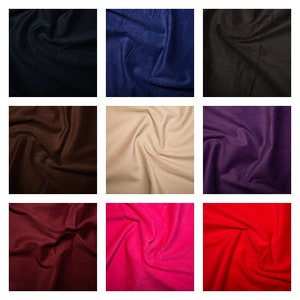 Corduroy Fabric 100% Cotton Fabric 56&quot; Wide METRE 270GSM Make Trousers Coat Dressmaking Soft -Furnishing -Size 8 Wale