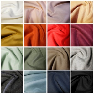 Softcoat-jasstof Uitstekende hoge kwaliteit Zacht wolachtig EEN HALVE METER 60&quot;/150 cm poly-viscose elasthaan kleding jacks 370 gsm wasbaar