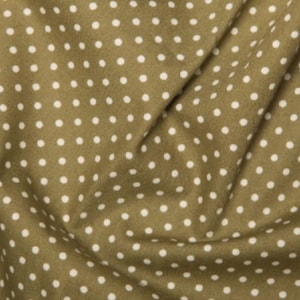 Excellent Quality Moss Green 3mm Spotty Polka Dot 100% Cotton Poplin Fabric 130gsm Sewing Quilting Craft Home Decor