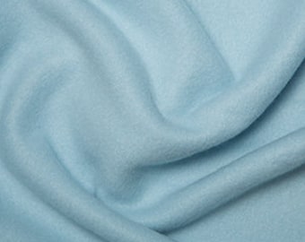 Supersoft Polar Fleece Anti Pill Thick Washable Fabric Use For Baby Quilt Throws, Pet Blanket - Blue
