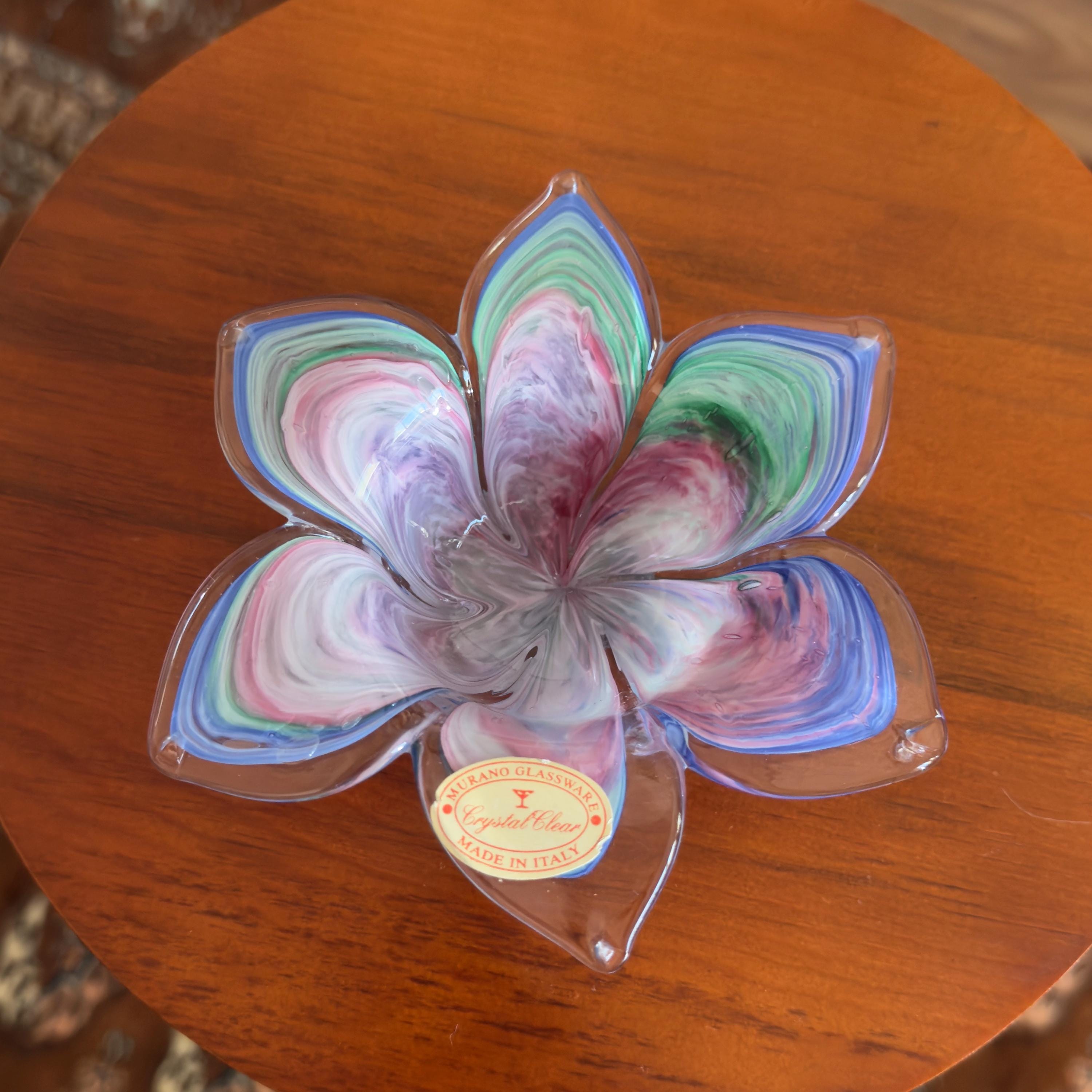 Murano Bowl Flower - Etsy