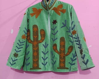Jackets with hand Suzani  Embroidery