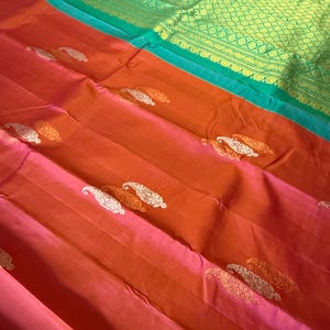 Kanchipuram Silk Wedding Saree: Handloom Indian Sari with Zari