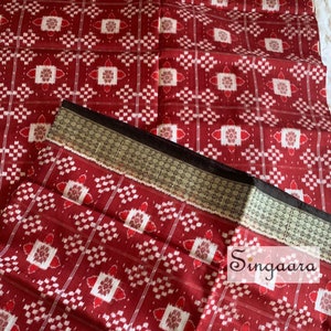 Odisha Sambalpuri Pasapali Ikat Silk Saree: Handloom Wedding Sari