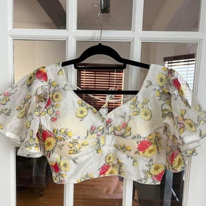 Saree Blouse for Women Readymade Blouse Indian Traditional Crop Top Choli for Wedding Partywear  Lehenga Blouse Sari Blouse Ships from USA