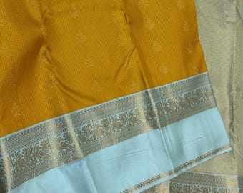 Kanjeevaram Silk Saree / Vaira Oosi / Handloom/ Indian Saree with Zari