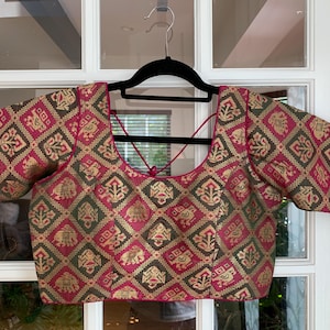 Saree Blouse for Women Readymade Blouse Indian Traditional Crop Top Choli for Wedding Partywear  Lehenga Blouse Sari Blouse Ships from USA